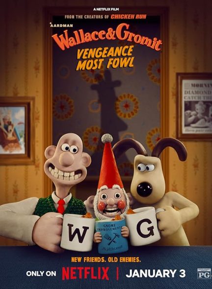 دانلود فیلم والاس و گرومیت: انتقام پرندگان Wallace And Gromit: Vengeance Most Fowl 2024 با دوبله فارسی