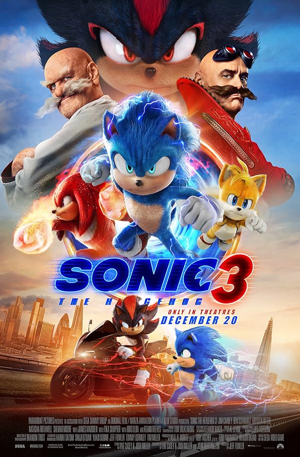 دانلود فیلم سونیک خارپشت 3 Sonic the Hedgehog 3 2024 با دوبله فارسی